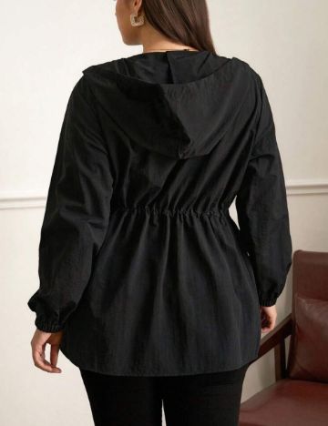 Jachetă Shein Curve+, negru