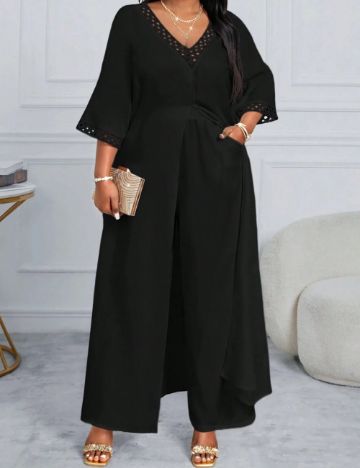 Compleu Shein Curve+, negru