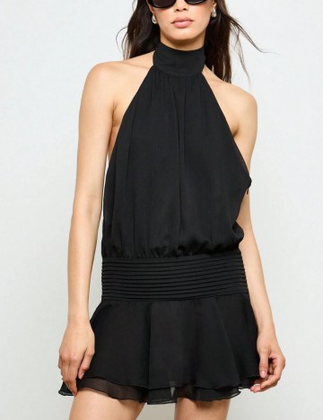 Rochie mini Shein AIIRZ, negru