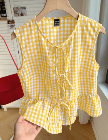 Top Shein Curve+, mix culori