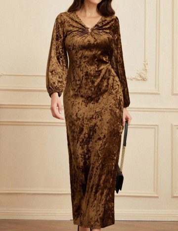 Rochie maxi Shein, maro