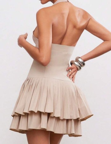 Rochie mini Shein, bej