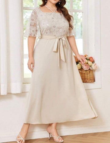 Rochie midi Shein, bej