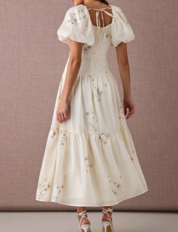 Rochie maxi Shein, crem