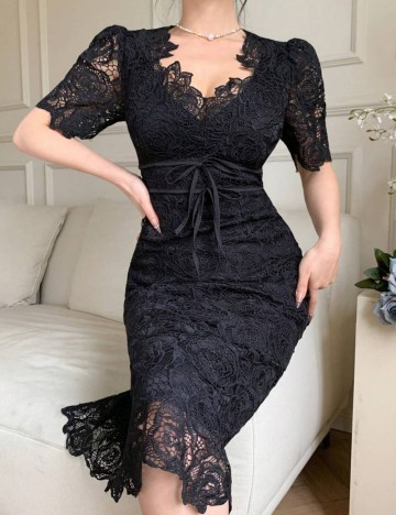 Rochie midi Shein, negru