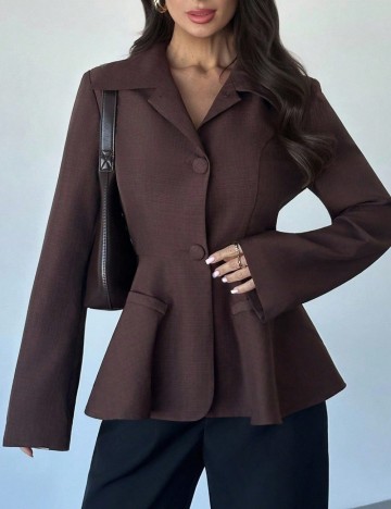 Cămașă Shein, maro