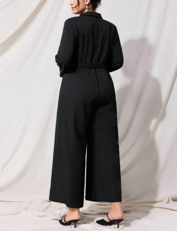 Salopetă lungă Shein Curve+, negru