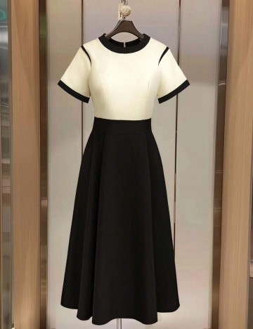 Rochie midi Shein, mix culori