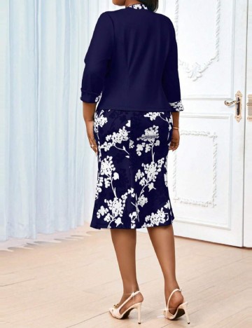 Set rochie și sacou Shein, mix culori