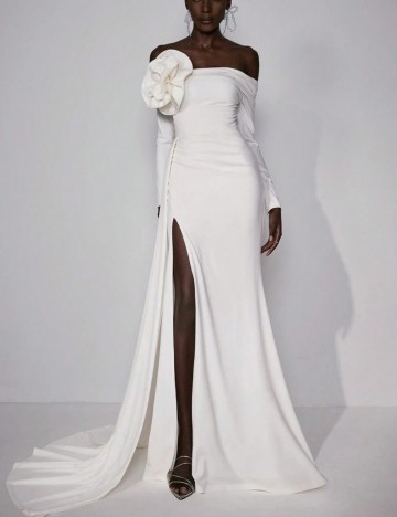 Rochie de ocazie și bridal Shein, alb