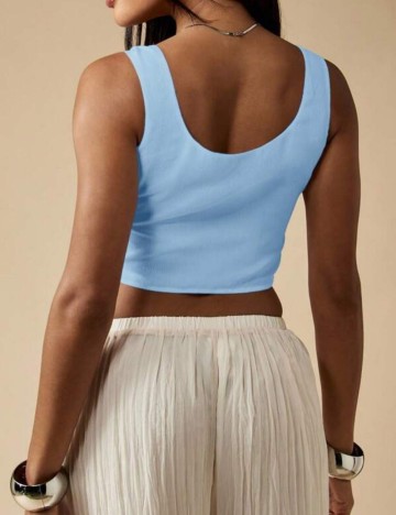 Top Shein Missguided, albastru