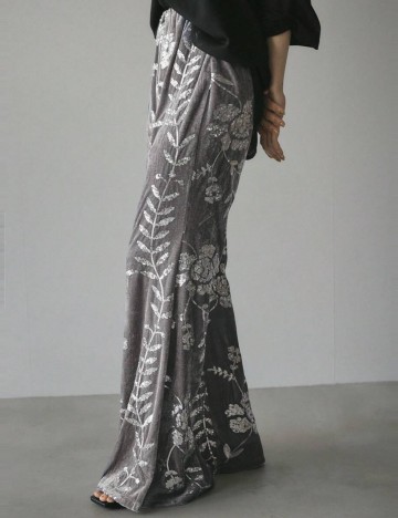 Pantaloni Shein FRIFUL, gri