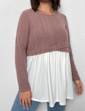 Bluză Shein Curve+, mix culori