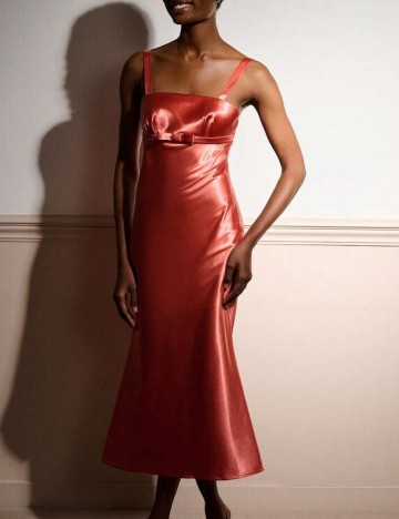 Rochie maxi Shein, portocaliu