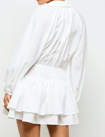Rochie tip cămașă Shein, alb