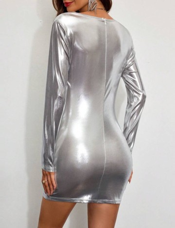 Rochie mini Shein, auriu