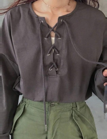 Bluză Shein, gri