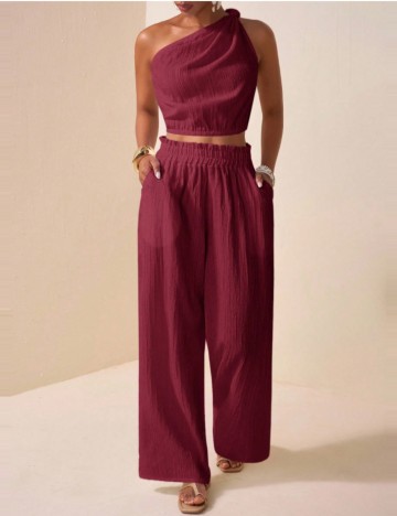 Compleu Shein, vișiniu