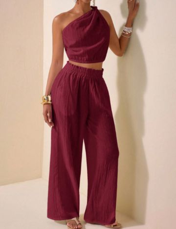 Compleu Shein, vișiniu