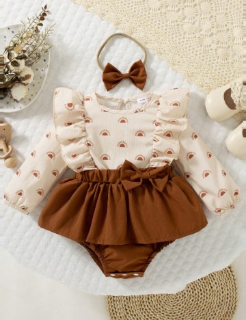 Set rochie și bentiță Shein, mix culori