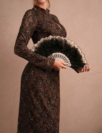 Rochie maxi Shein, maro