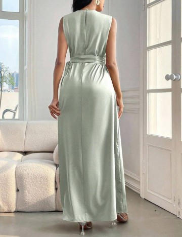 Set Rochie și Cardigan Shein, verde