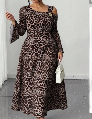 Rochie midi Shein, mix culori