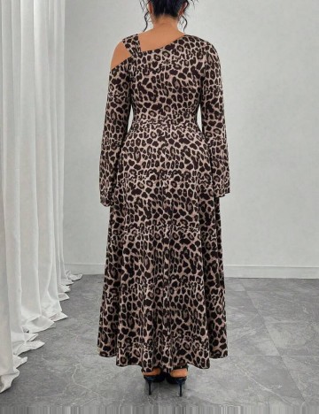 Rochie midi Shein, mix culori