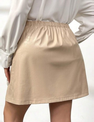 Fustă mini Shein, crem