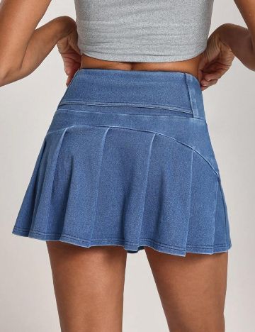 Fustă de blugi Shein, albastru