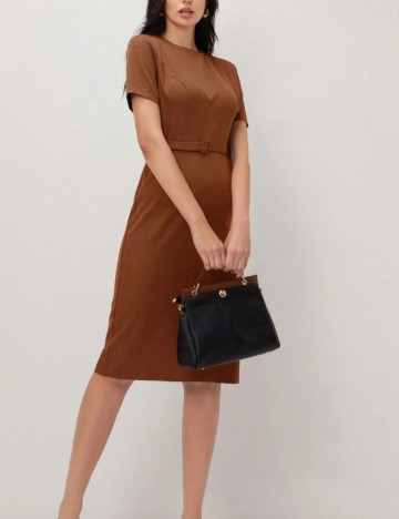 Rochie midi Shein, maro