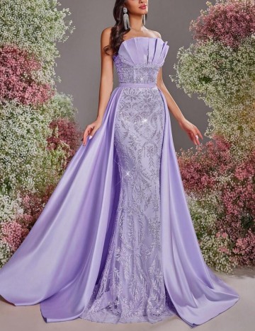 Rochie de ocazie Shein, mov