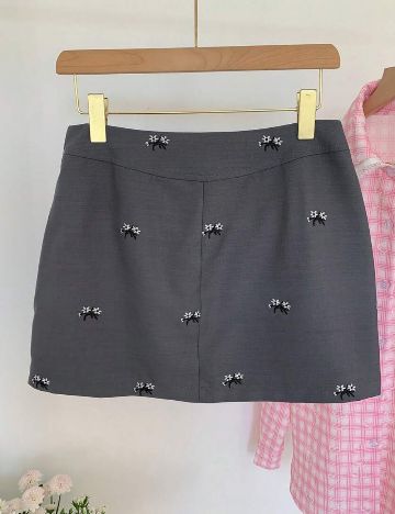 Fustă mini Shein, gri