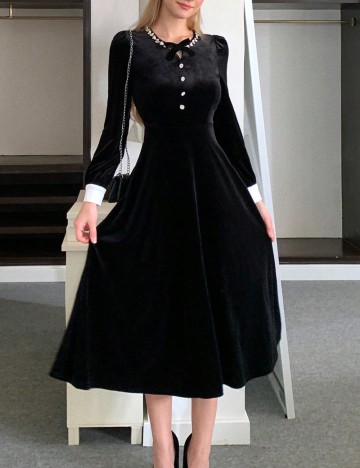 Rochie midi Shein, negru