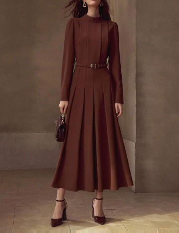 Rochie midi Shein, maro