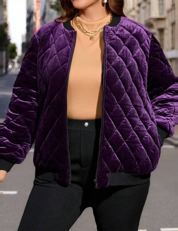 Geacă Shein Emery Rose, mov