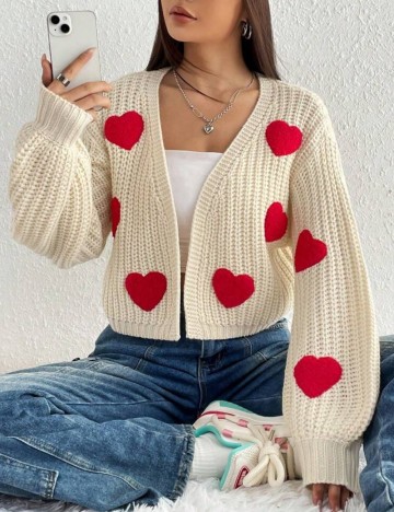 Cardigan Shein, mix culori