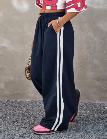 Pantaloni Shein, albastru