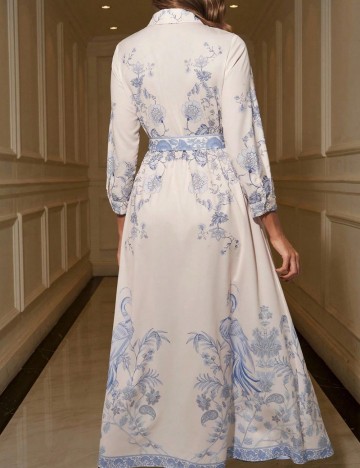 Rochie midi Shein, crem