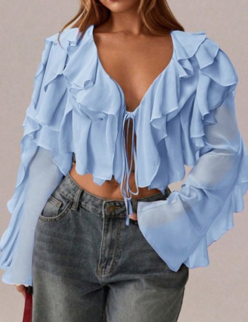 Bluză Shein, albastru