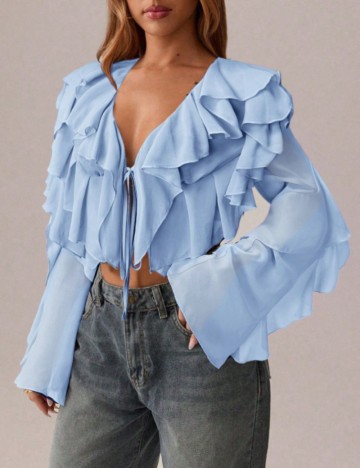 Bluză Shein, albastru