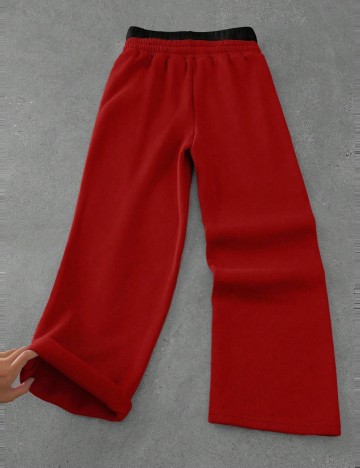 Pantaloni Shein, roșu