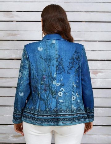 Sacou Shein, albastru