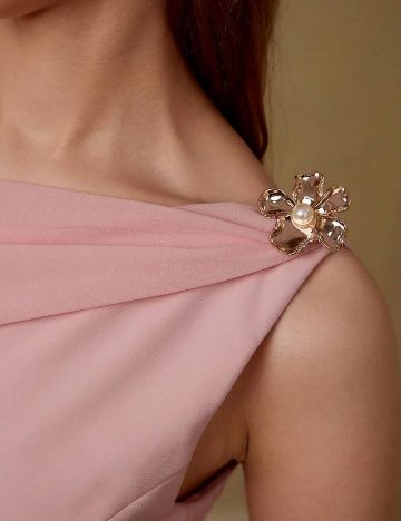 Rochie midi Shein, roz