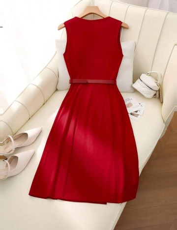 Rochie midi Shein, roșu