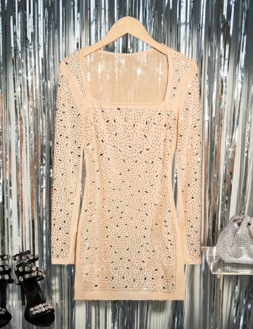 Rochie mini Shein, bej