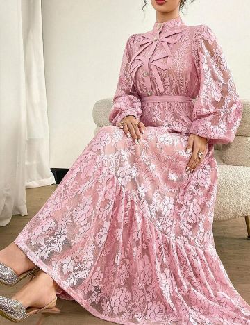 Rochie maxi Shein, roz