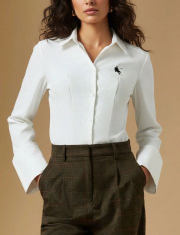 Cămașă Shein, alb