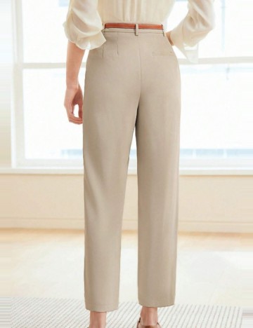 Pantaloni Shein MOTF, bej