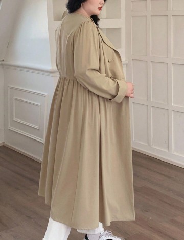 Trench Shein Curve+, maro